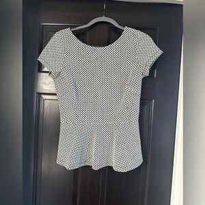 Banana Republic peplum top - size 6